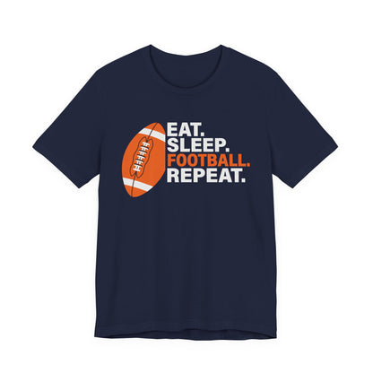 Eat Sleep Football Repeat T-Shirt