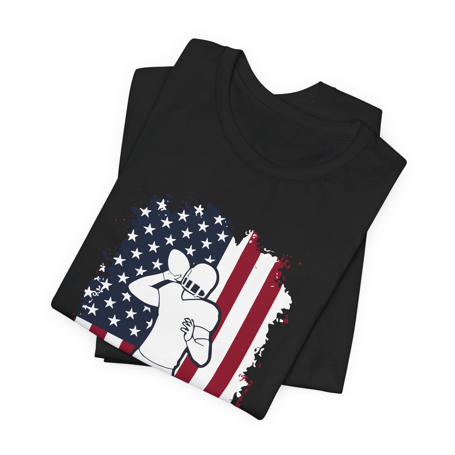 Football Player Graphic T-Shirt