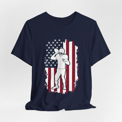 Football Player Graphic T-Shirt