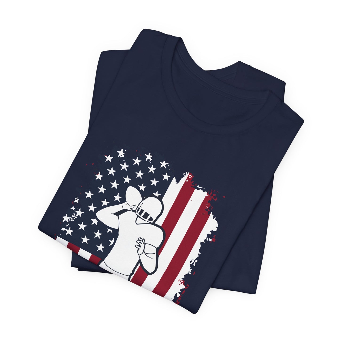 Football Player Graphic T-Shirt