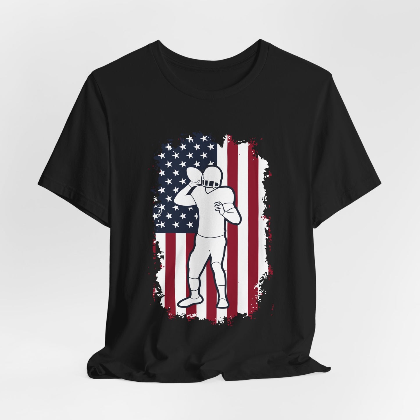 Football Player Graphic T-Shirt