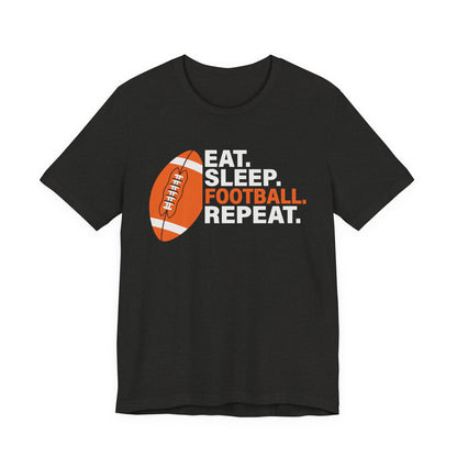Eat Sleep Football Repeat T-Shirt
